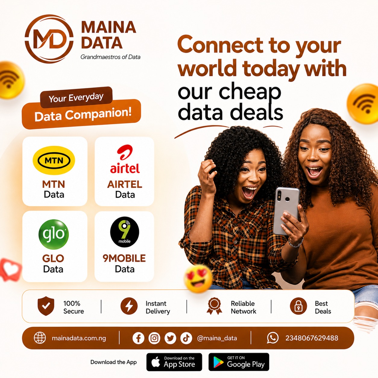 Stay Connected with Data & Airtime